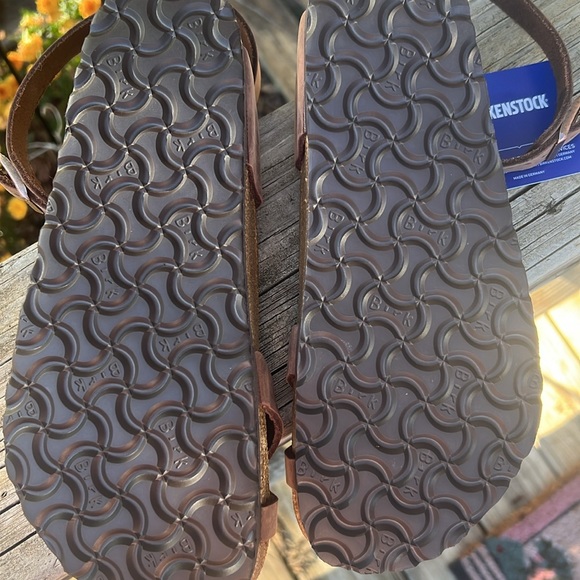 Birkenstock Sandals Women's 8 (39) Yara Brown Oiled Leather NWOT - Picture 6 of 6